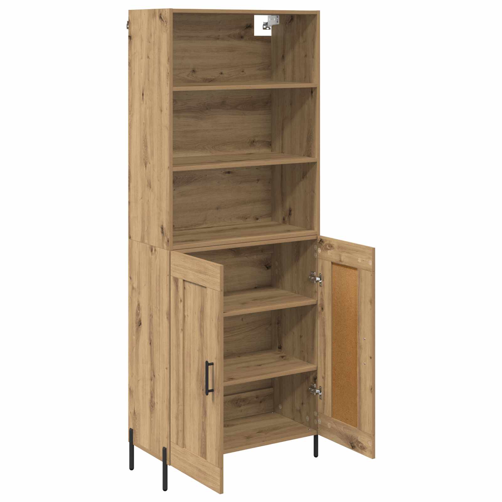 Haut Armoire Chêne artisanal 69,5 x 32,5 x 180 cm - XIOS