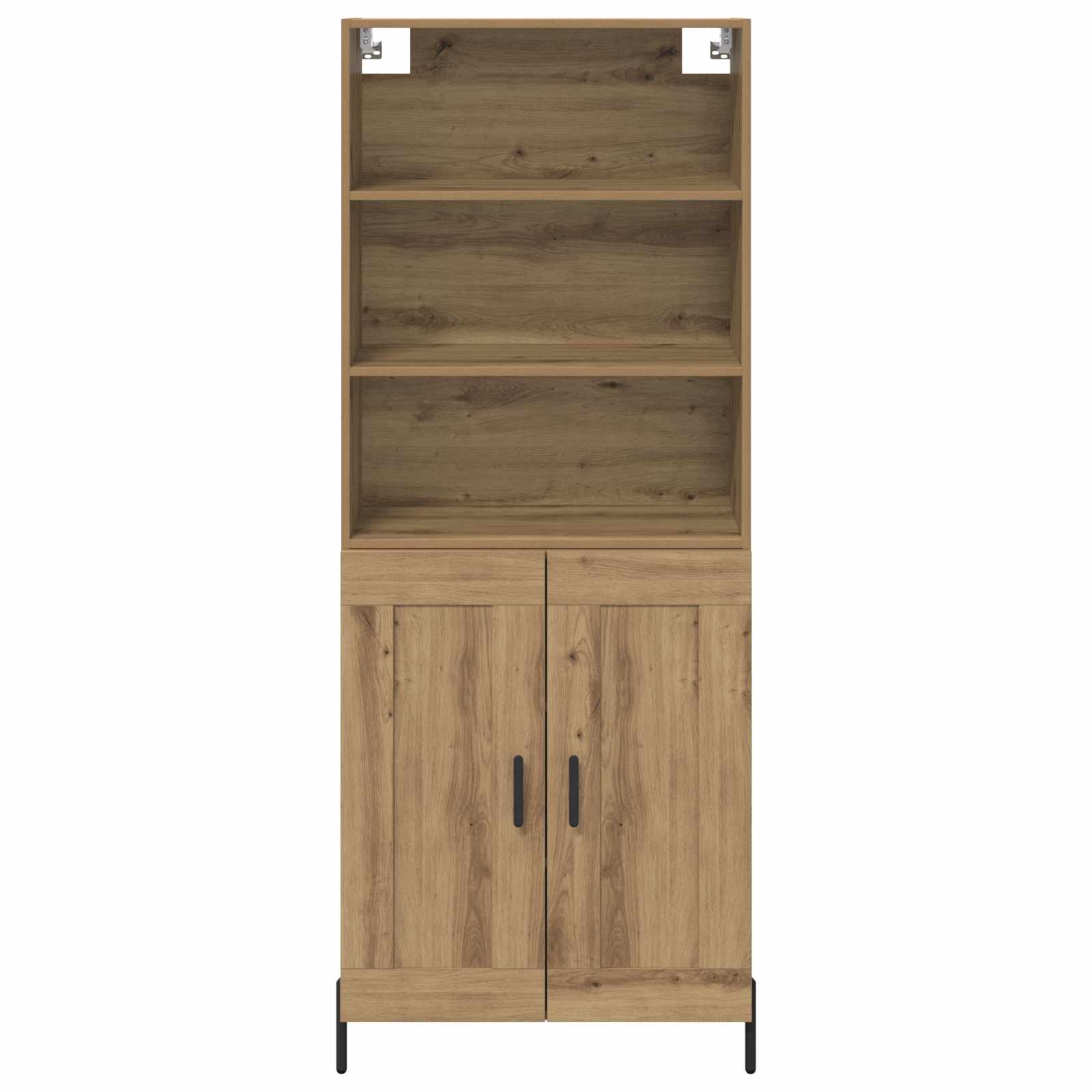 Haut Armoire Chêne artisanal 69,5 x 32,5 x 180 cm - XIOS