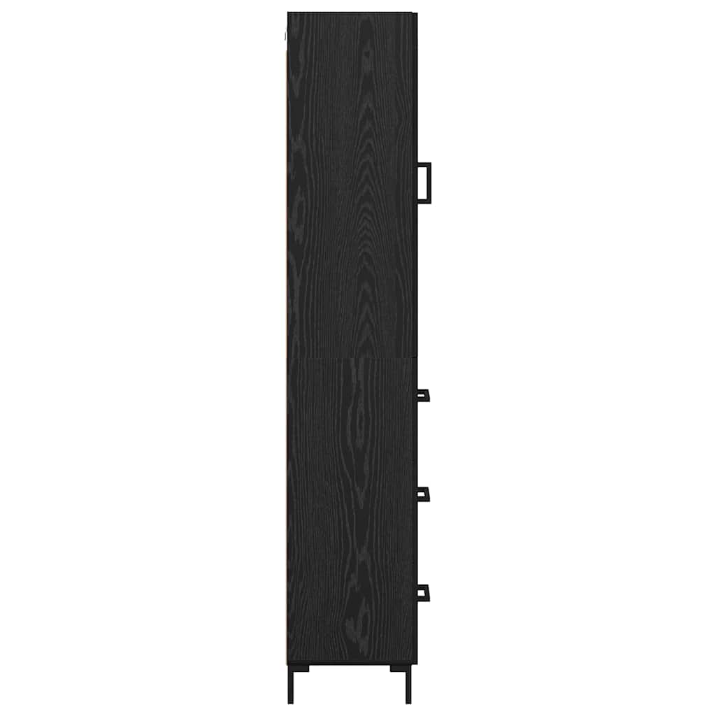 Haut Armoire Chêne noir 34,5 x 34 x 180 cm Bois d'ingénierie - XIOS