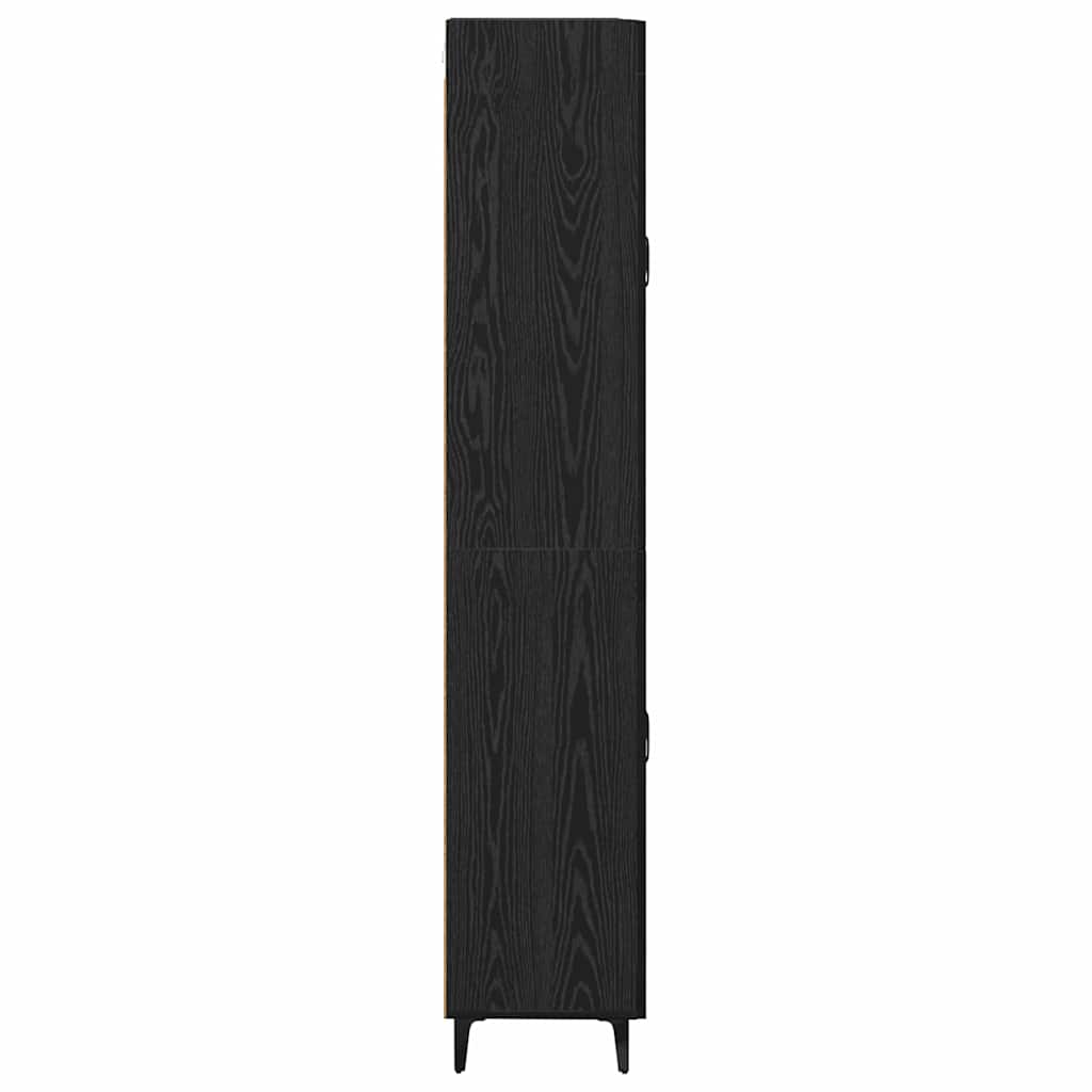 Haut Armoire Chêne noir 69,5 x 34 x 180 cm Bois d'ingénierie - XIOS