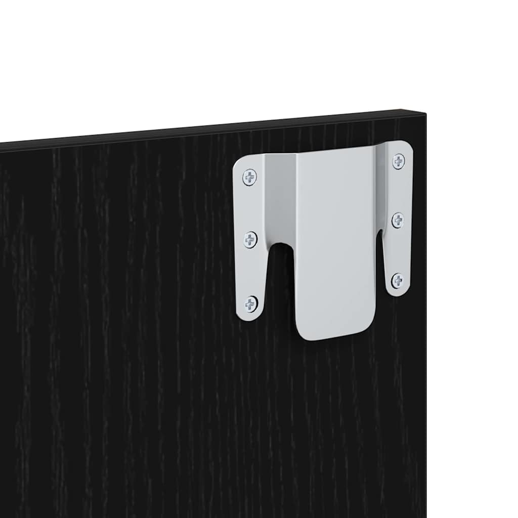 Tête de lit avec armoire 3 pcs Chêne noir Bois d'ingénierie - XIOS