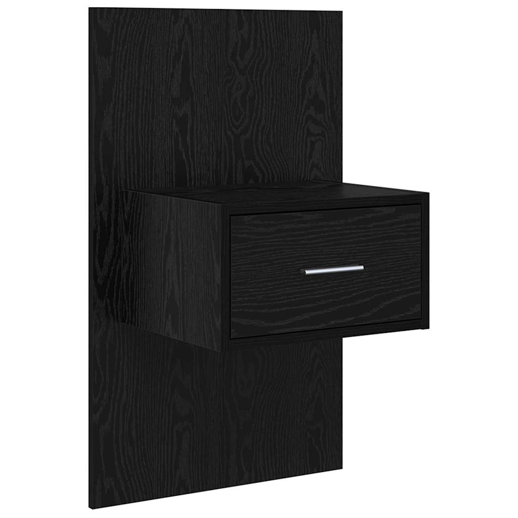 Tête de lit avec armoire 3 pcs Chêne noir Bois d'ingénierie - XIOS