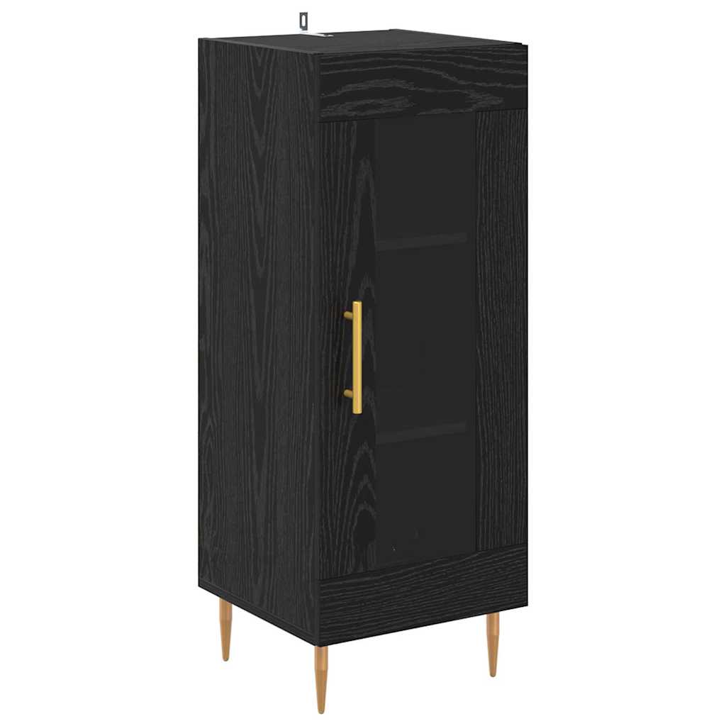 Haut Armoire Chêne noir 34,5 x 34 x 180 cm Bois d'ingénierie - XIOS