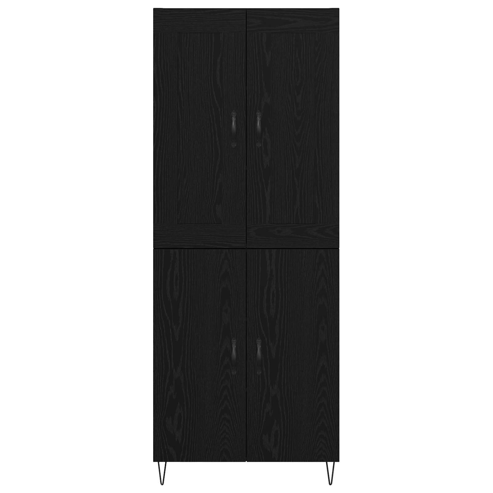 Haut Armoire Chêne noir 69,5 x 34 x 180 cm Bois d'ingénierie - XIOS