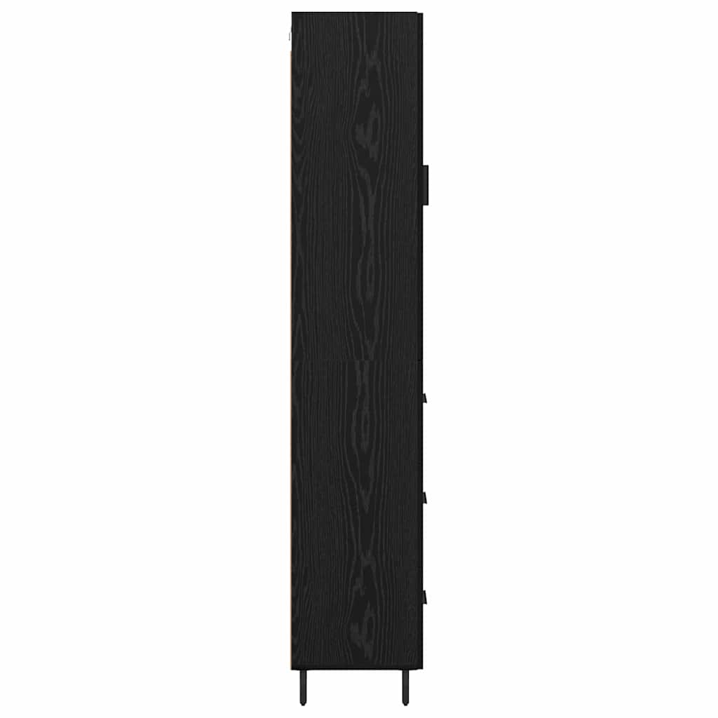 Haut Armoire Chêne noir 34,5 x 34 x 180 cm Bois d'ingénierie - XIOS