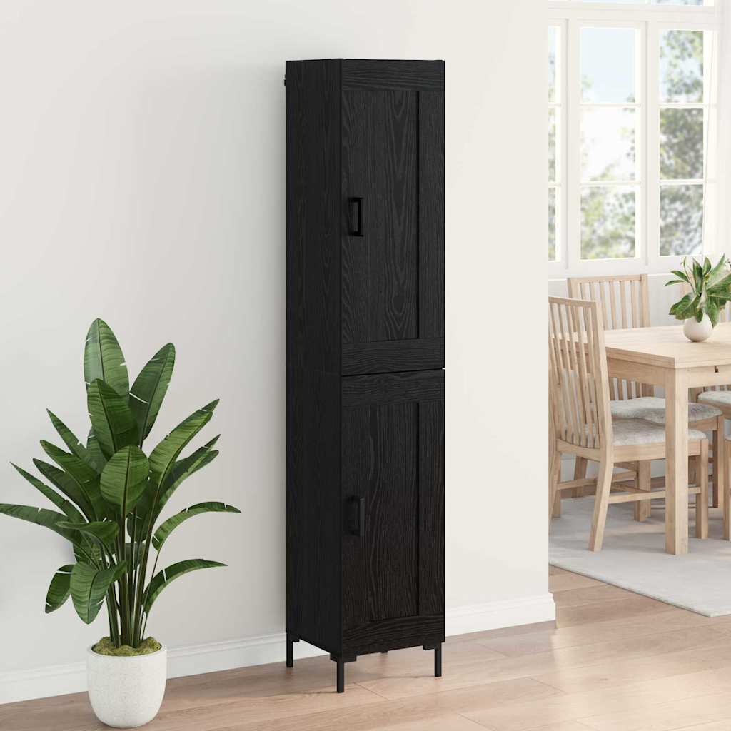Haut Armoire Chêne noir 34,5 x 34 x 180 cm Bois d'ingénierie - XIOS