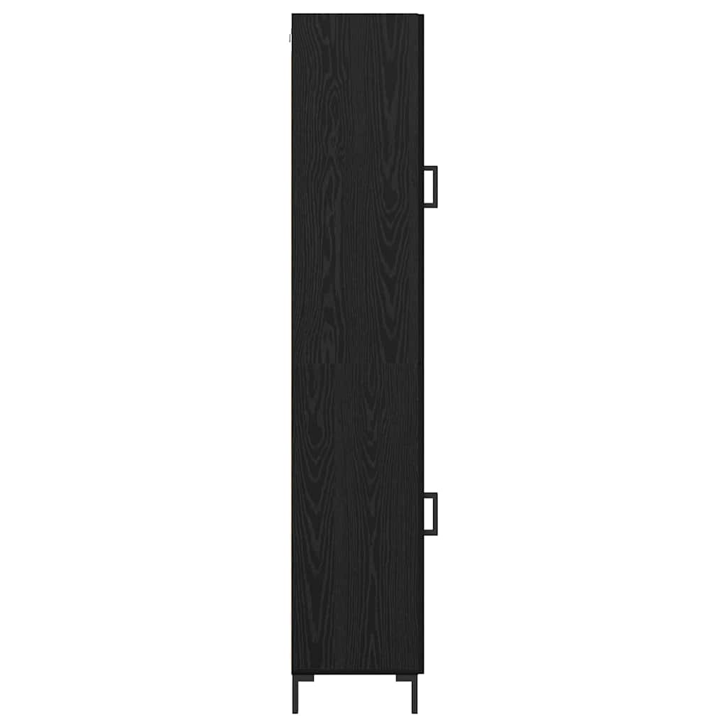 Haut Armoire Chêne noir 34,5 x 34 x 180 cm Bois d'ingénierie - XIOS