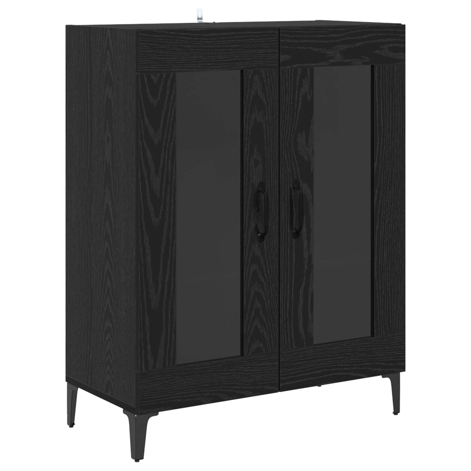 Haut Armoire Chêne noir 69,5 x 34 x 180 cm Bois d'ingénierie - XIOS