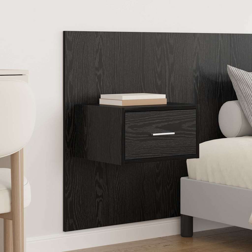 Tête de lit avec armoire 3 pcs Chêne noir Bois d'ingénierie - XIOS