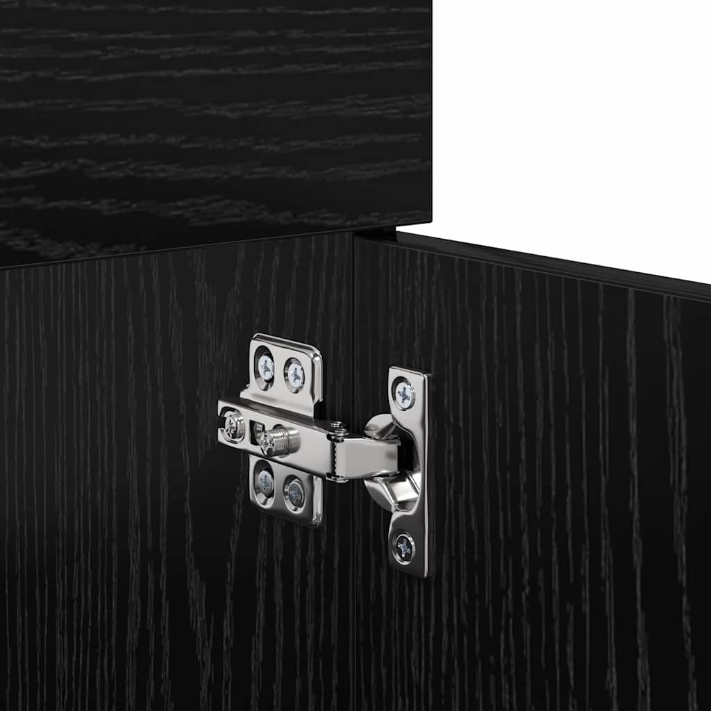 Armoire de salle de bain Chêne noir 100 x 38,5 x 46 cm