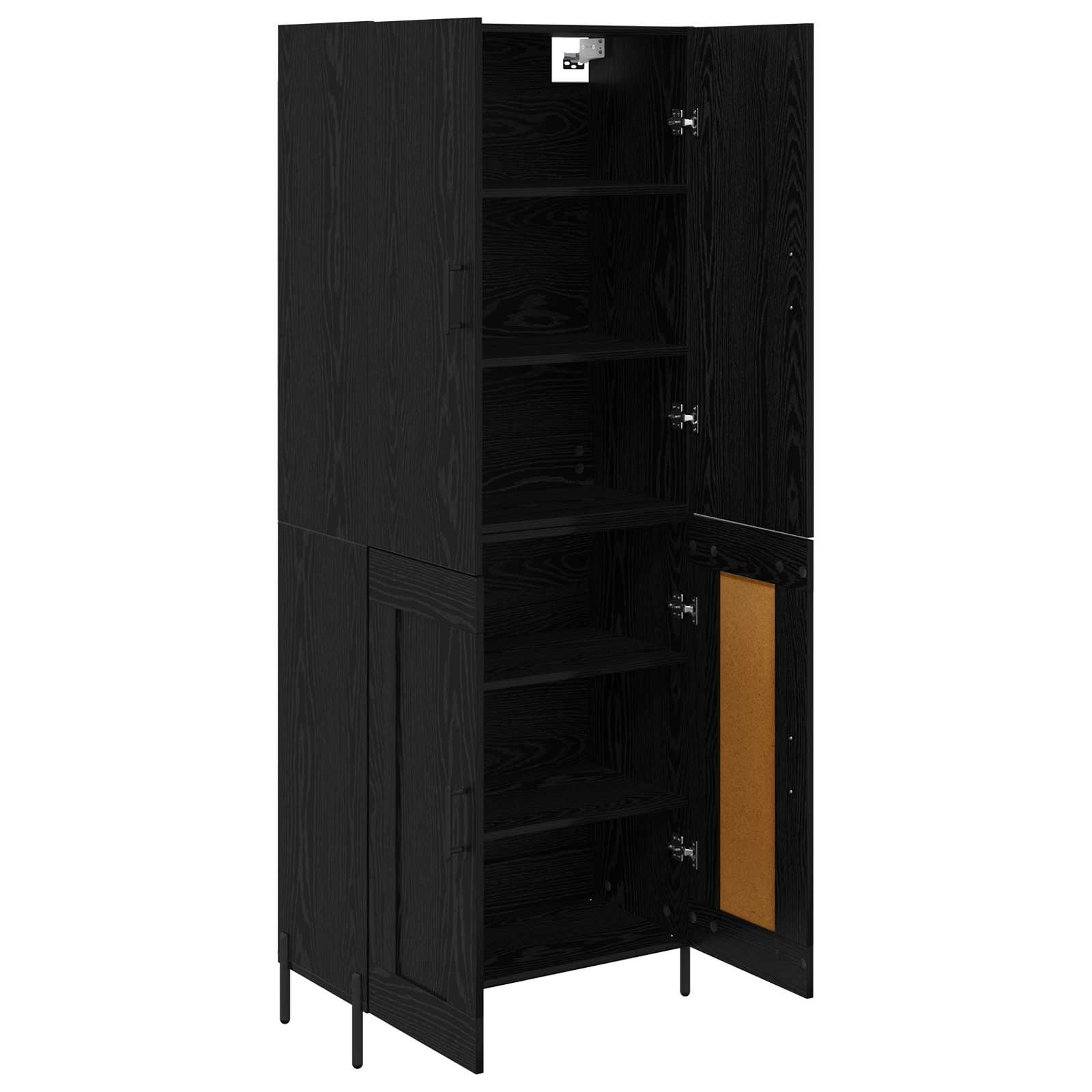 Haut Armoire Chêne noir 69,5 x 34 x 180 cm Bois d'ingénierie - XIOS