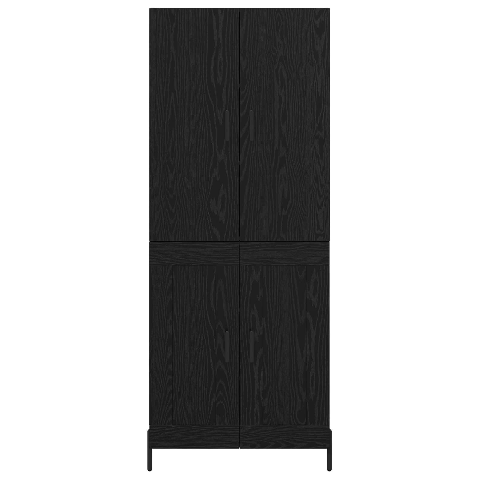 Haut Armoire Chêne noir 69,5 x 34 x 180 cm Bois d'ingénierie - XIOS