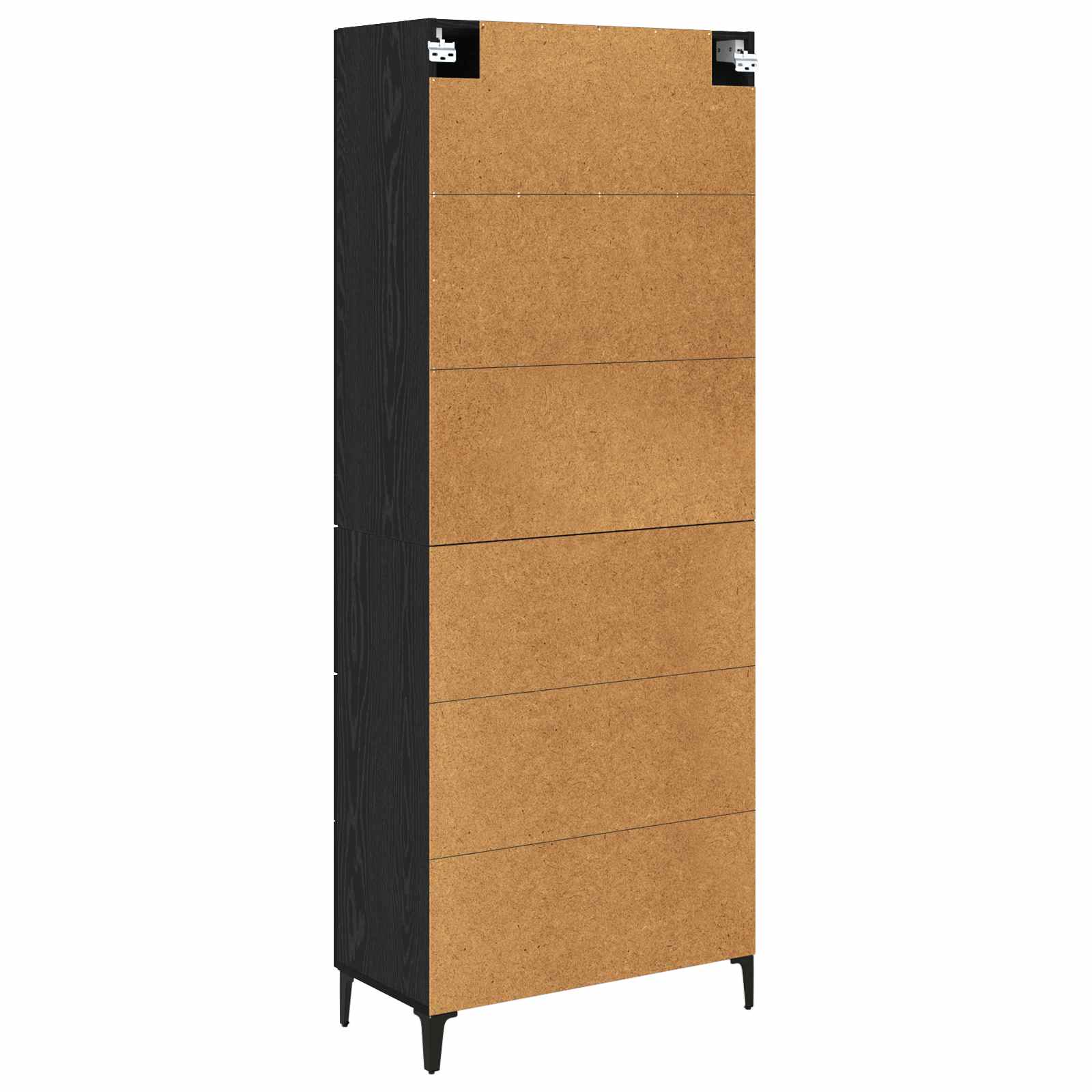 Haut Armoire Chêne noir 69,5 x 34 x 180 cm Bois d'ingénierie - XIOS