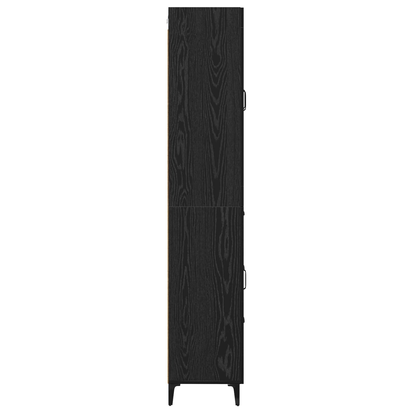 Haut Armoire Chêne noir 69,5 x 34 x 180 cm Bois d'ingénierie - XIOS