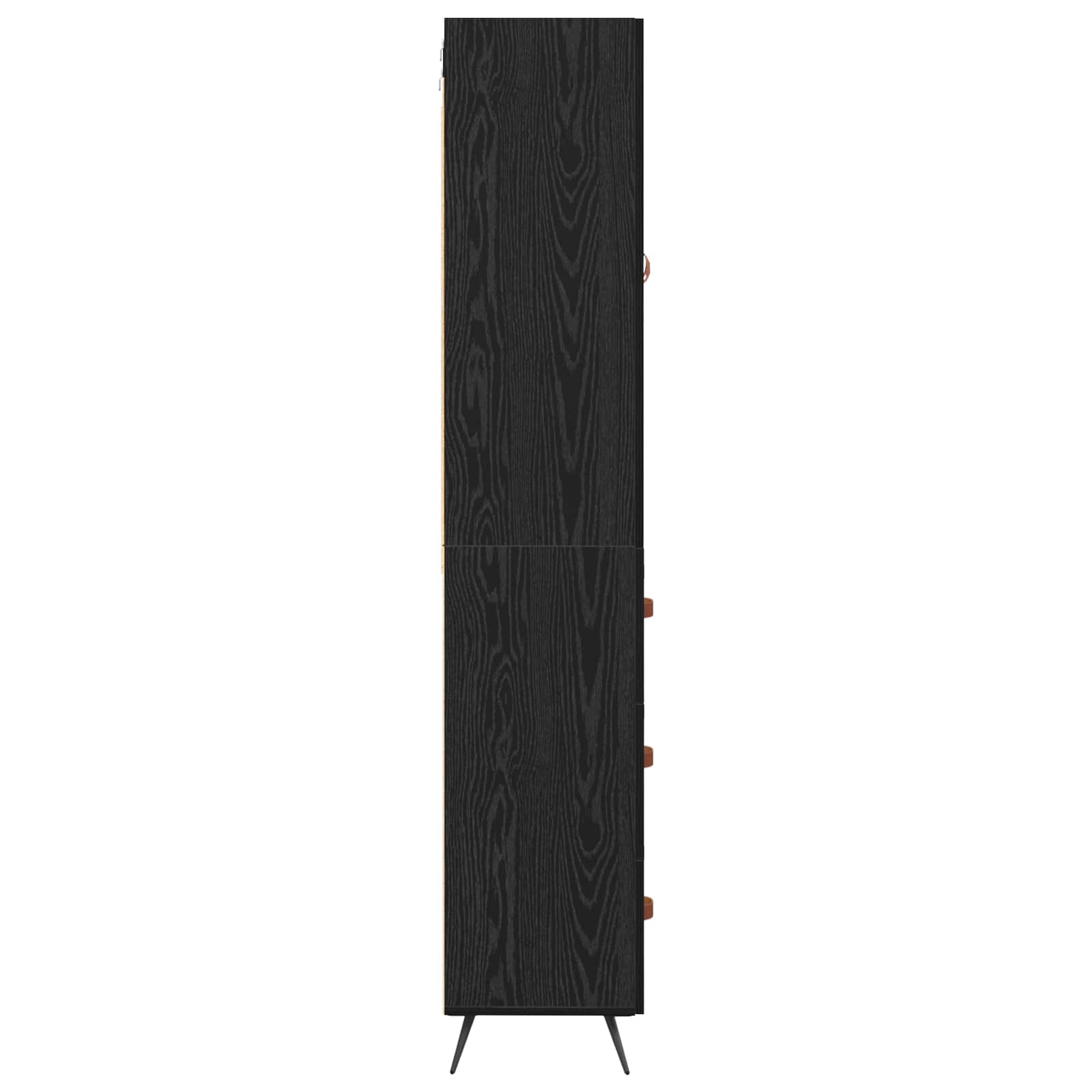 Haut Armoire Chêne noir 69,5 x 34 x 180 cm Bois d'ingénierie - XIOS