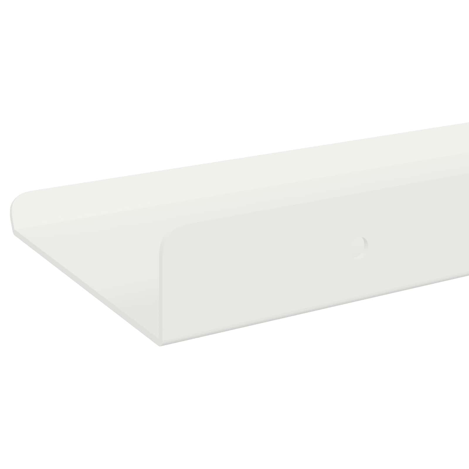 Étagère Murale avec étagère 2 pcs Blanc 60 x 9 x 2,5 cm - XIOS