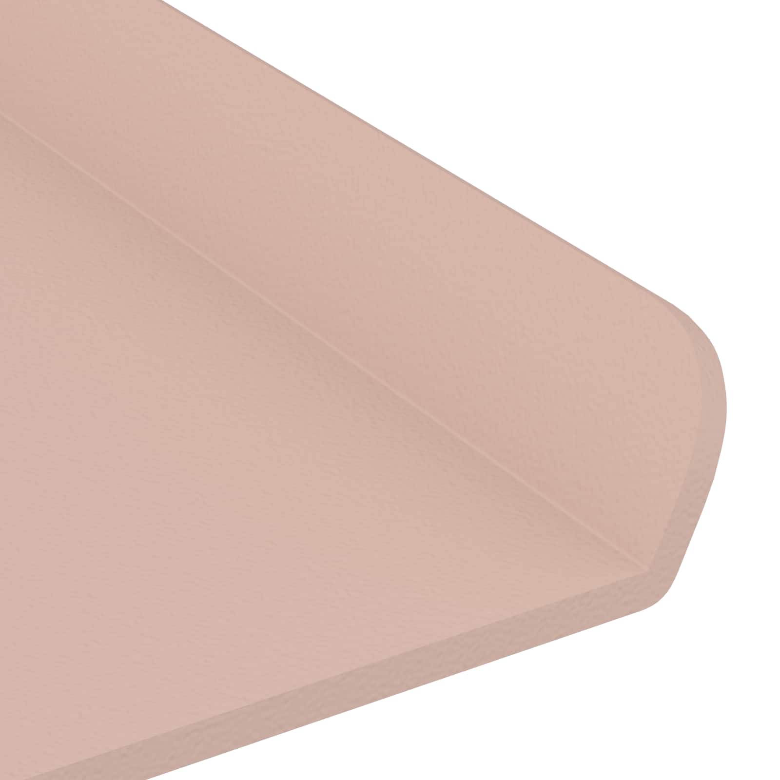 Étagère flottante 4 pcs Rose 100 x 9 x 2,5 cm Acier