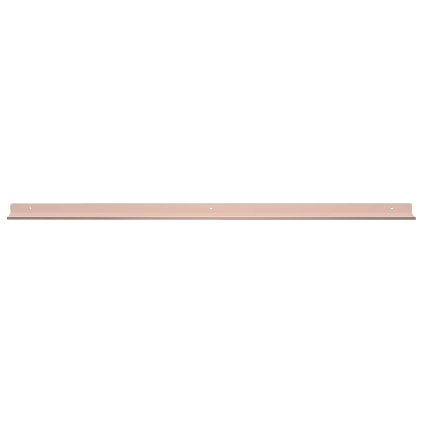 Étagère flottante 4 pcs Rose 100 x 9 x 2,5 cm Acier