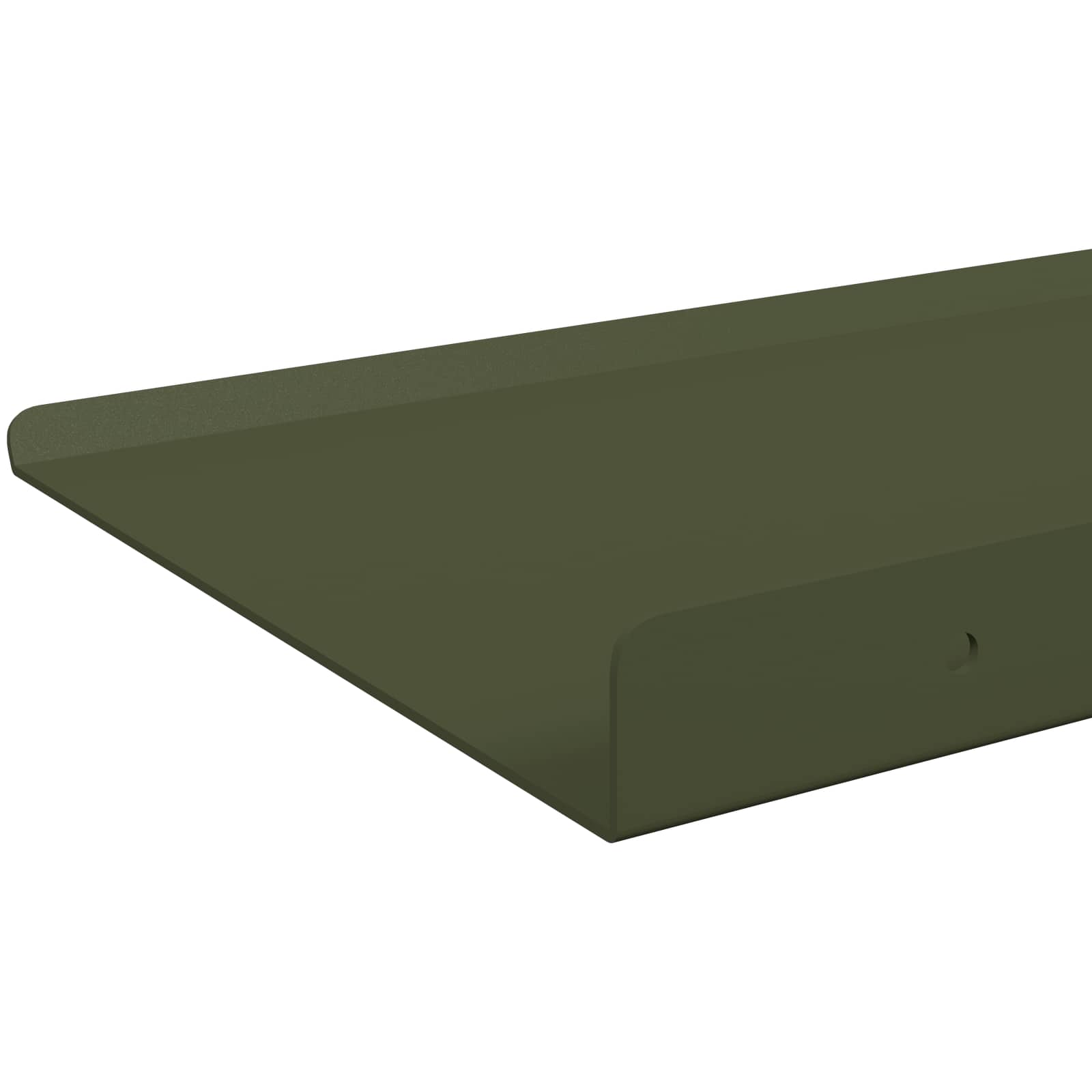 Étagère Murale avec étagère 4 pcs Vert olive 30 x 18 x 2,5 cm - XIOS