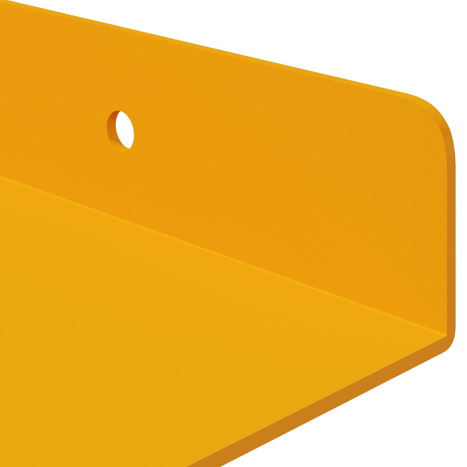 Étagère Murale 4 pcs Jaune moutarde 80 x 18 x 2,5 cm - XIOS