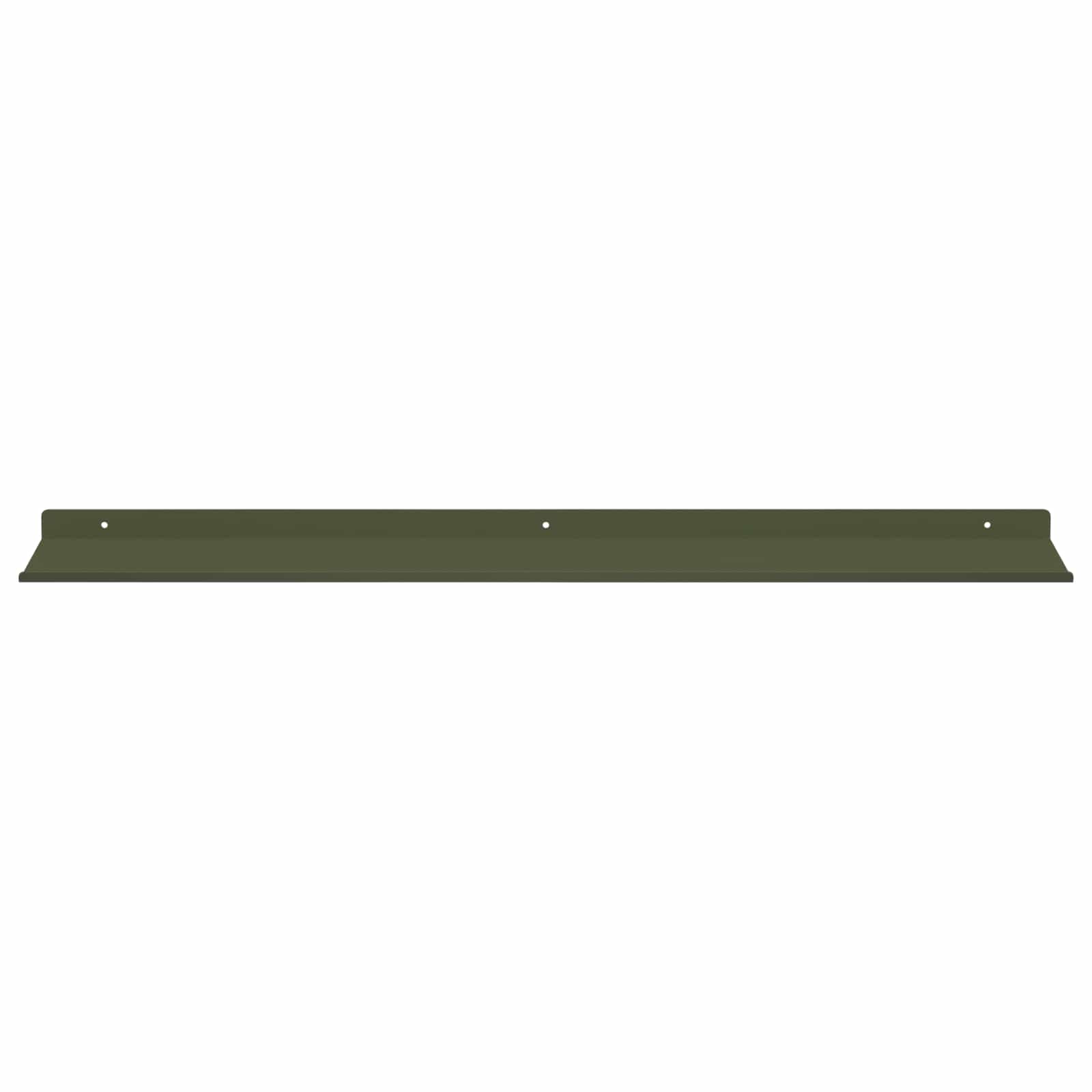 Étagère Murale avec étagère 4 pcs Vert olive 80 x 18 x 2,5 cm - XIOS