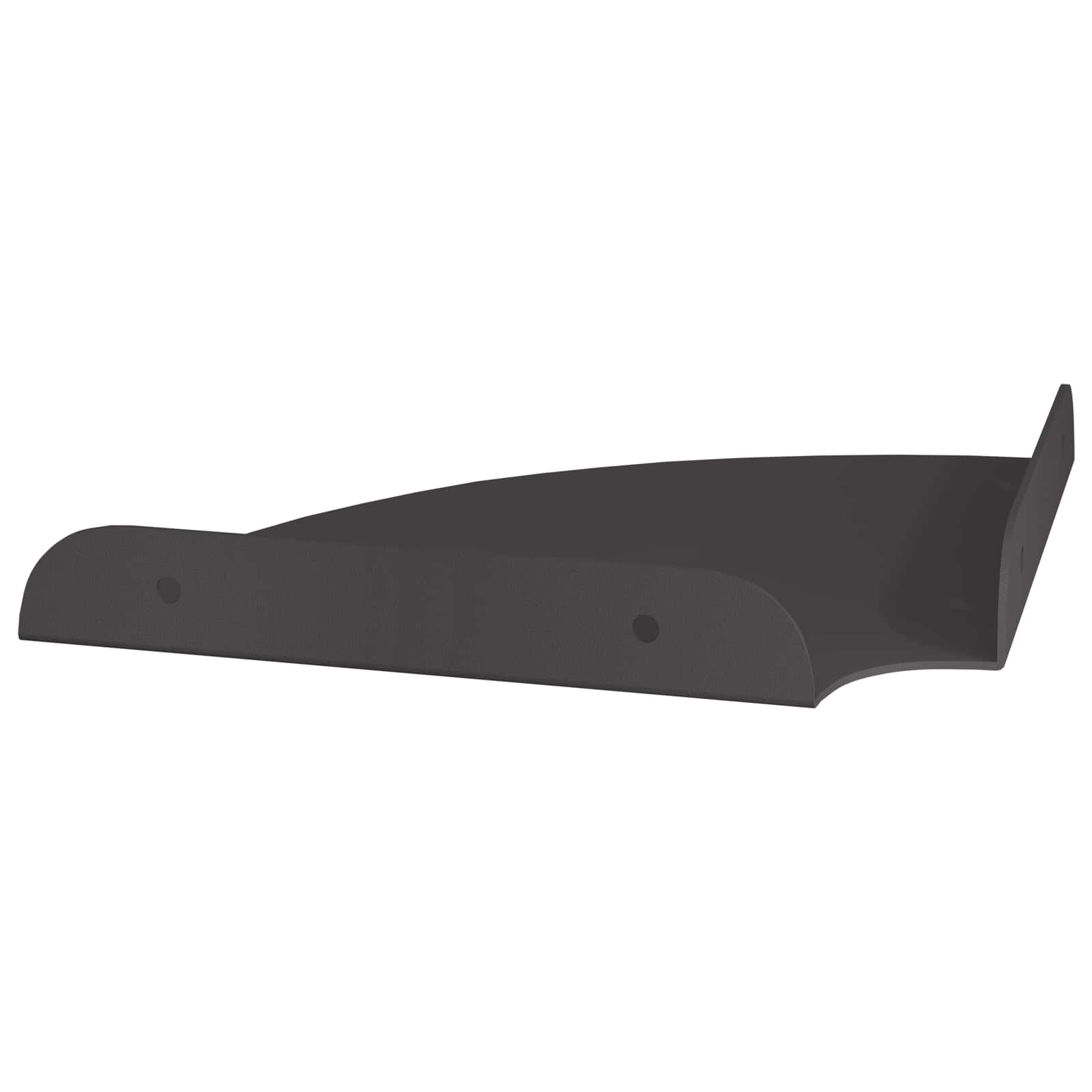 Étagère flottante avec étagère 2 pcs Noir 18 x 18 x 2 cm - XIOS