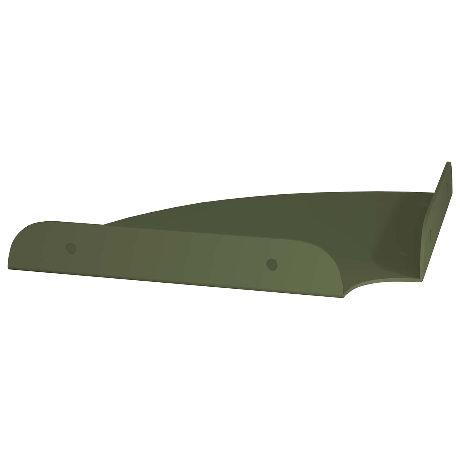 Étagère flottante avec étagère 2 pcs Vert olive 18 x 18 x 2 cm - XIOS