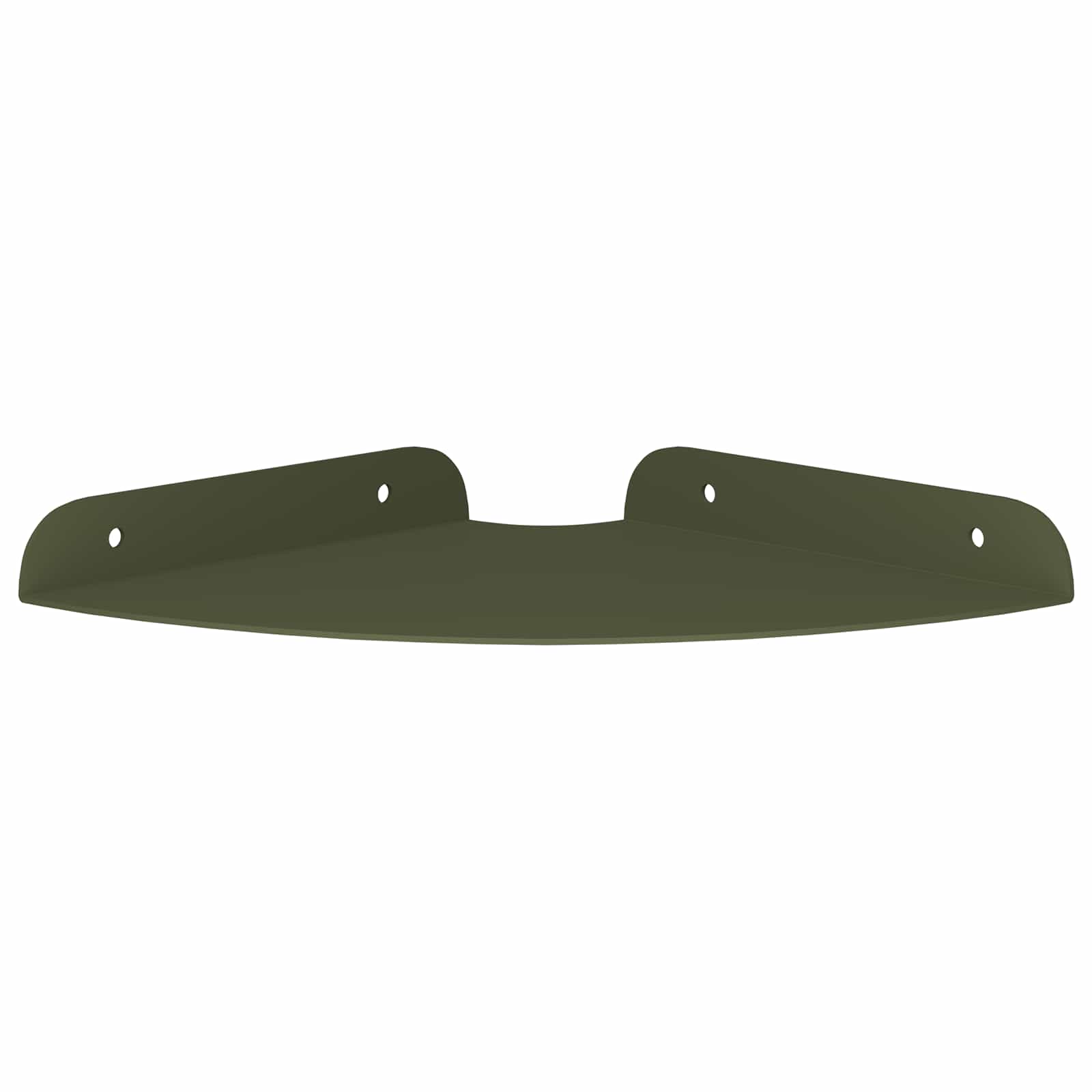 Étagère flottante avec étagère 2 pcs Vert olive 18 x 18 x 2 cm - XIOS