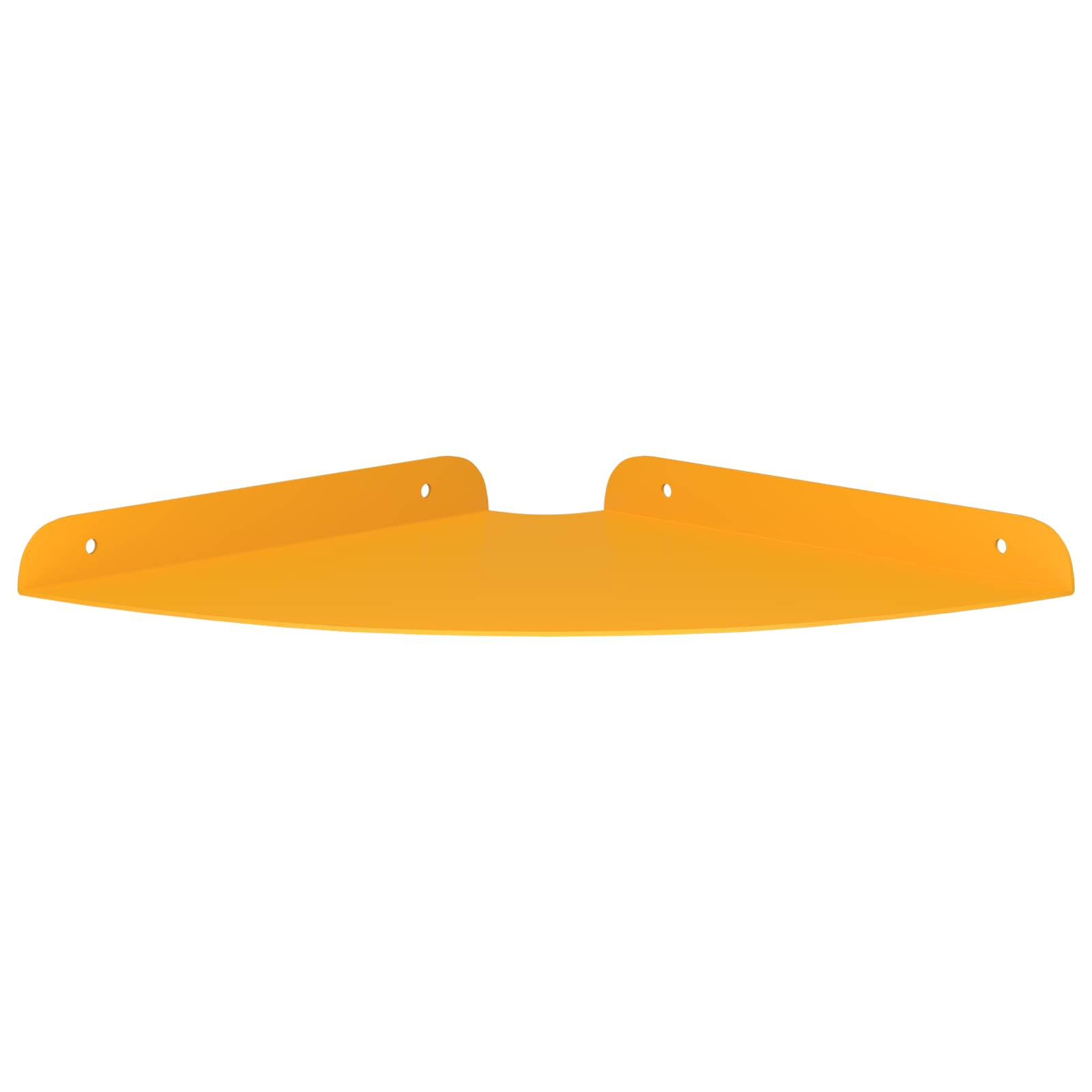 Étagère flottante 2 pcs Jaune moutarde 24 x 24 x 2 cm - XIOS
