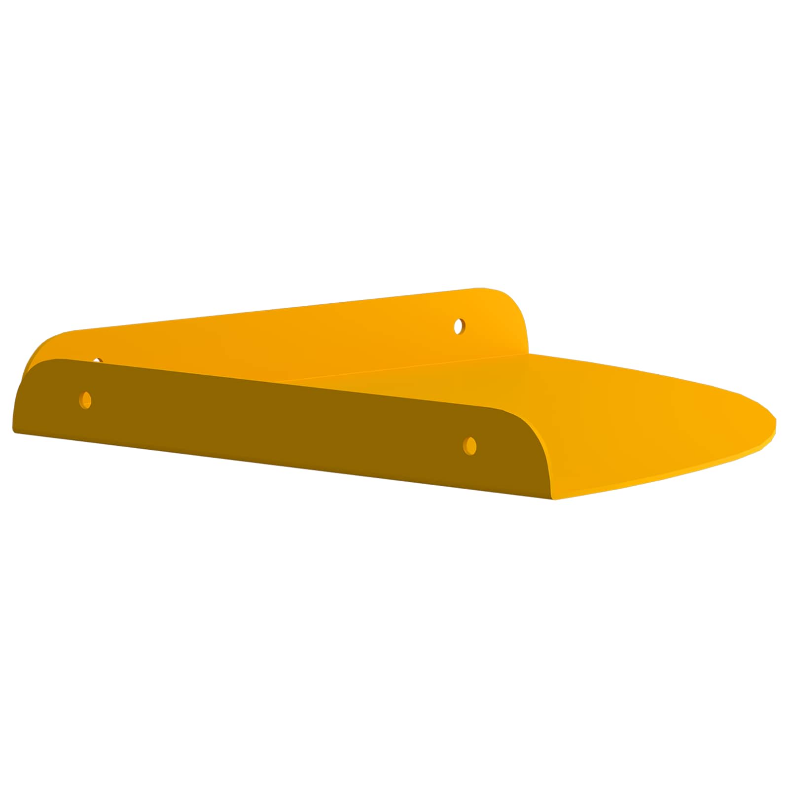Étagère flottante 2 pcs Jaune moutarde 24 x 24 x 2 cm - XIOS