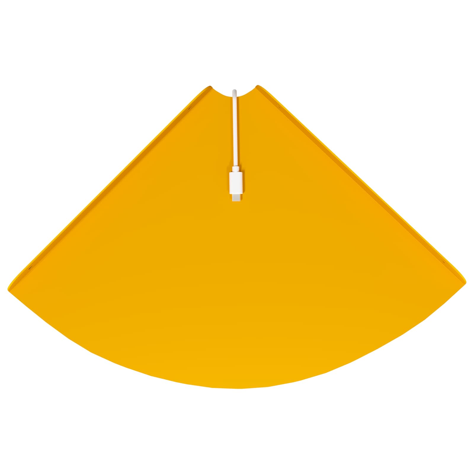 Étagère flottante 4 pcs Jaune moutarde 30 x 30 x 2 cm - XIOS