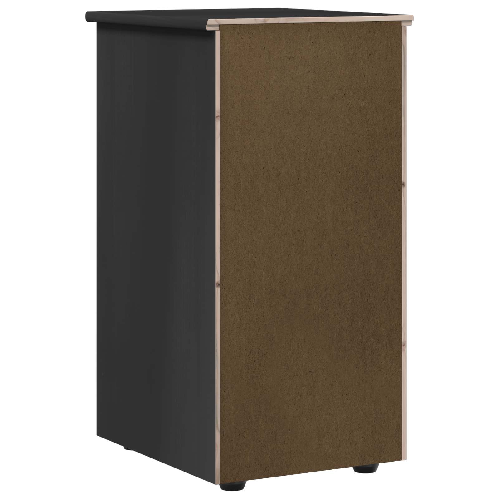 Armoire Noir 34 x 39 x 61,5 cm Bois de Pin Massif