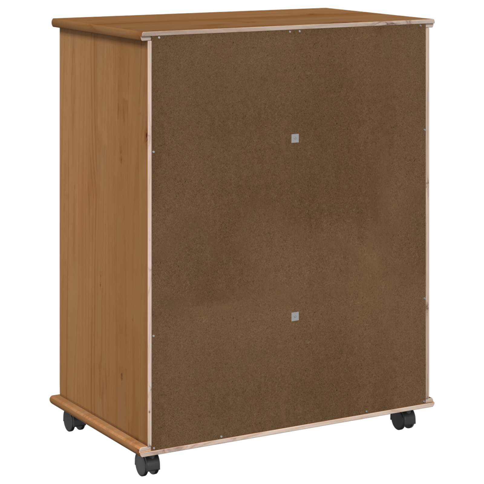 Cabinet roulant avec roue Marron miel 63,5 x 39 x 79 cm - XIOS