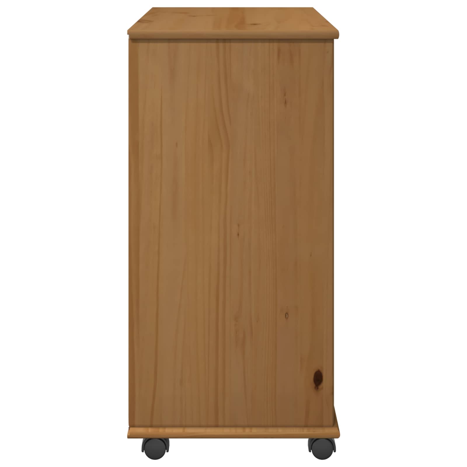 Cabinet roulant avec roue Marron miel 63,5 x 39 x 79 cm - XIOS