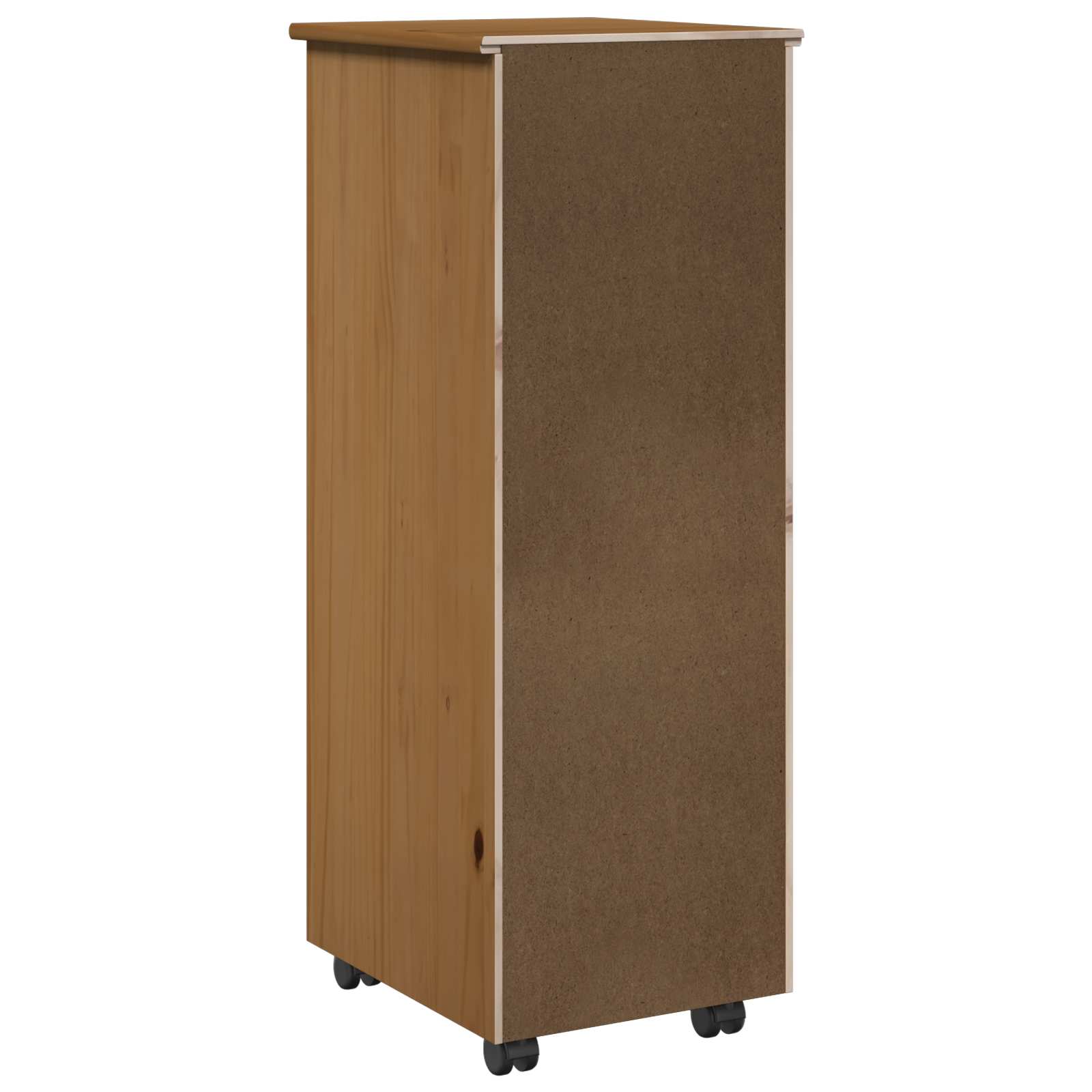 Cabinet roulant avec roue Marron miel 34 x 39 x 93,5 cm - XIOS