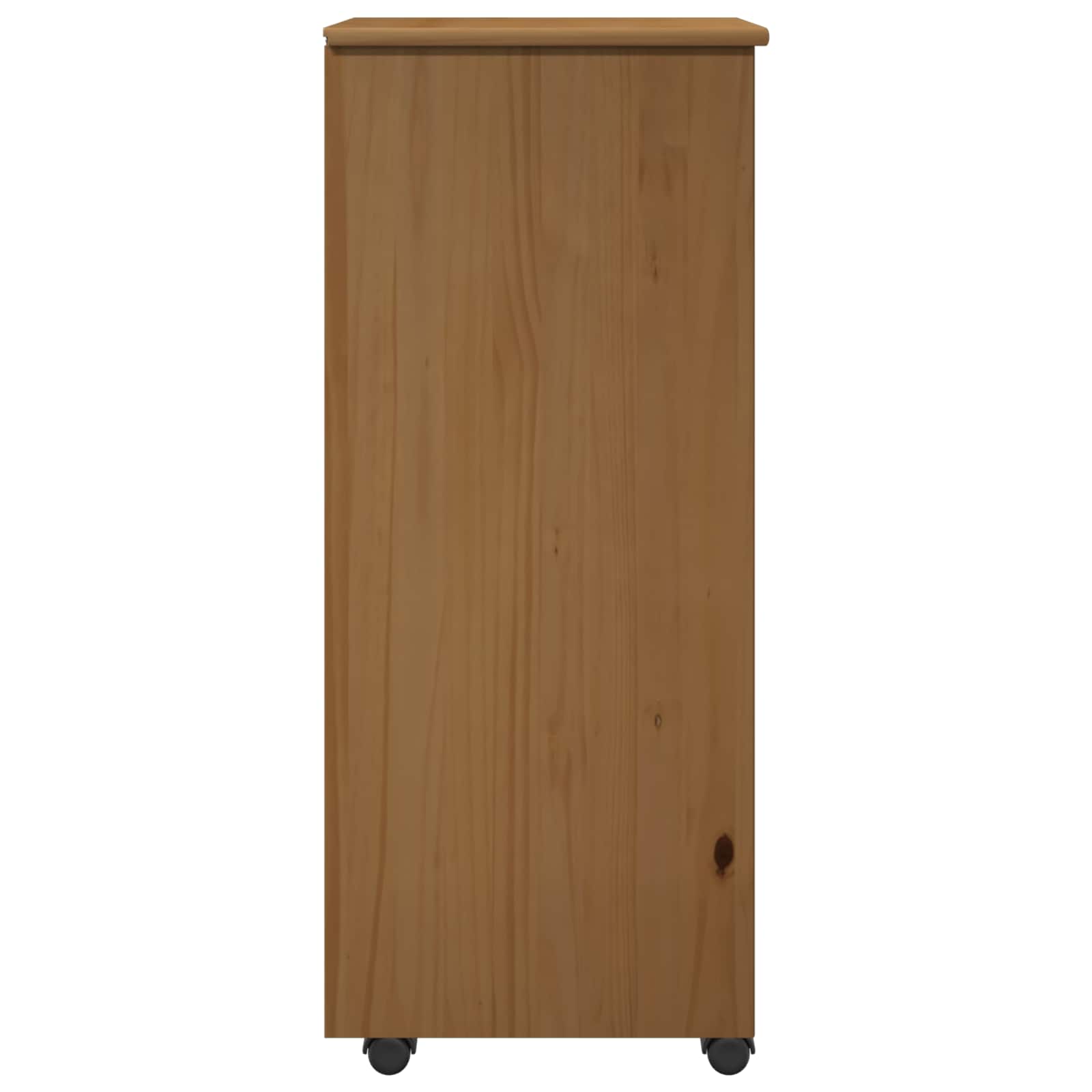 Cabinet roulant avec roue Marron miel 34 x 39 x 93,5 cm - XIOS