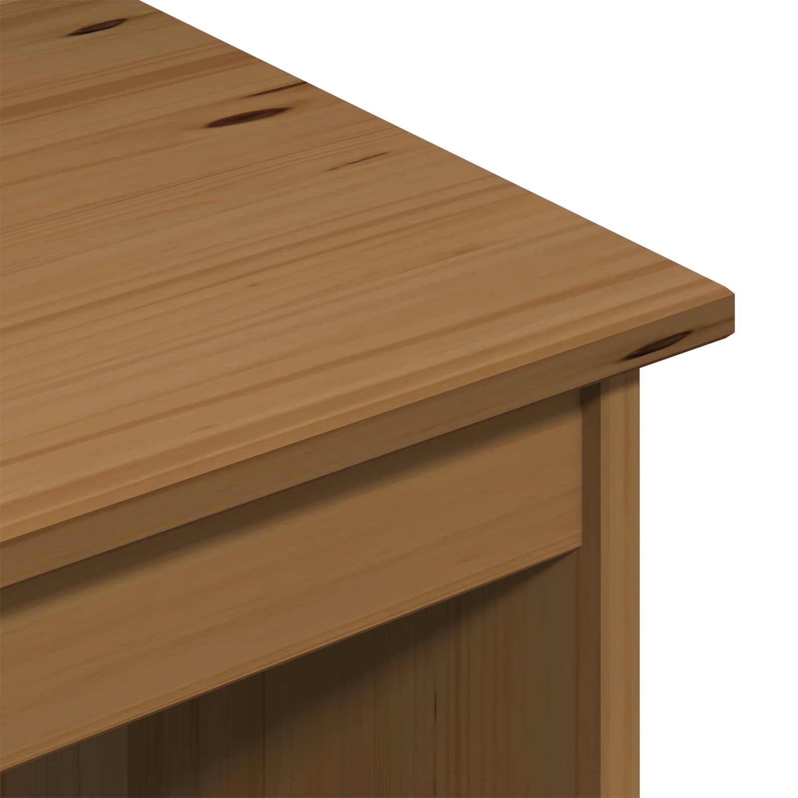 Bureau Marron miel 112 x 50 x 75 cm Bois de Pin Massif - XIOS