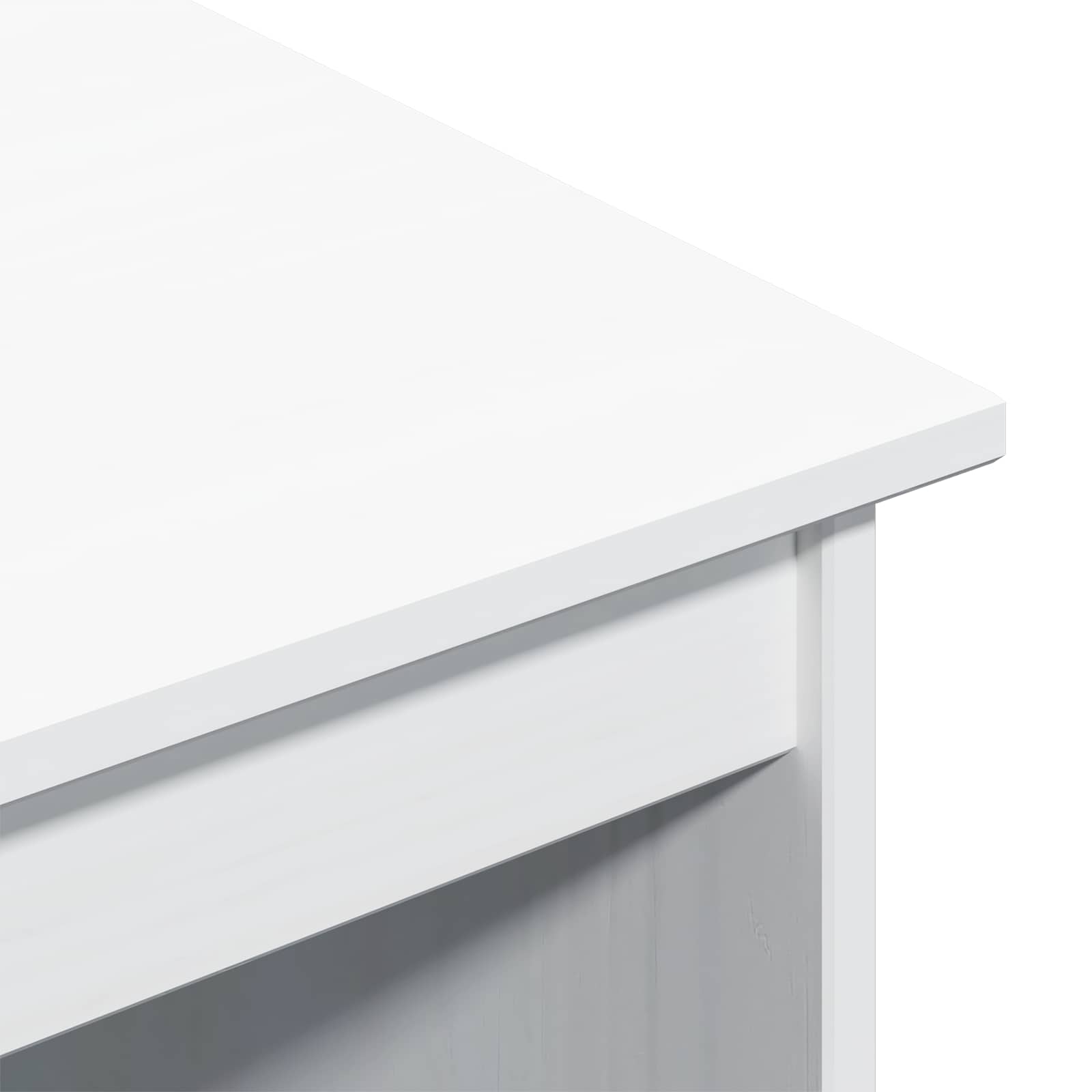 Bureau Blanc 112 x 50 x 75 cm Bois de Pin Massif - XIOS