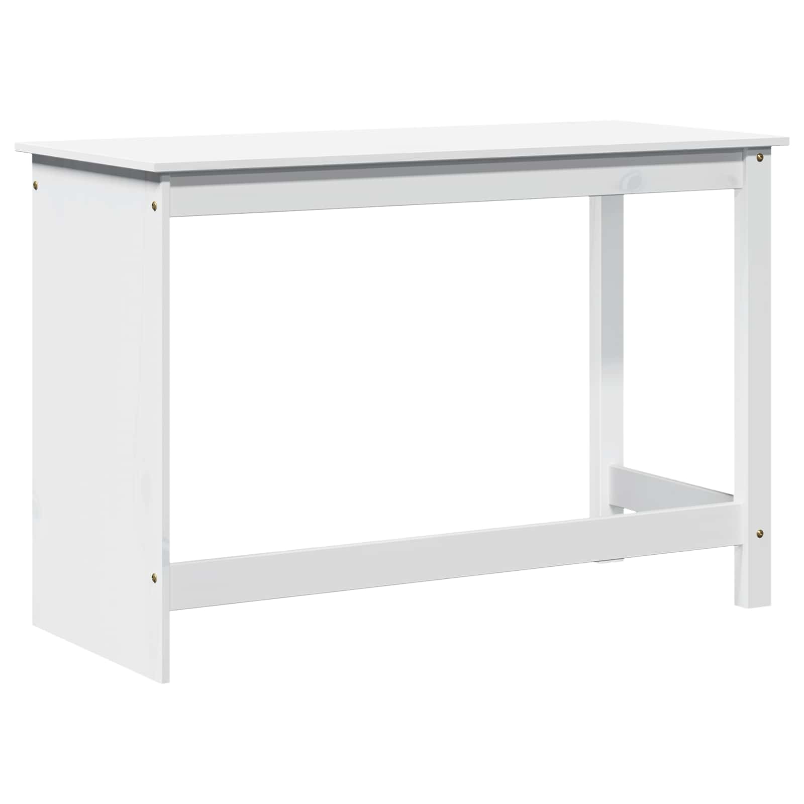 Bureau Blanc 112 x 50 x 75 cm Bois de Pin Massif - XIOS