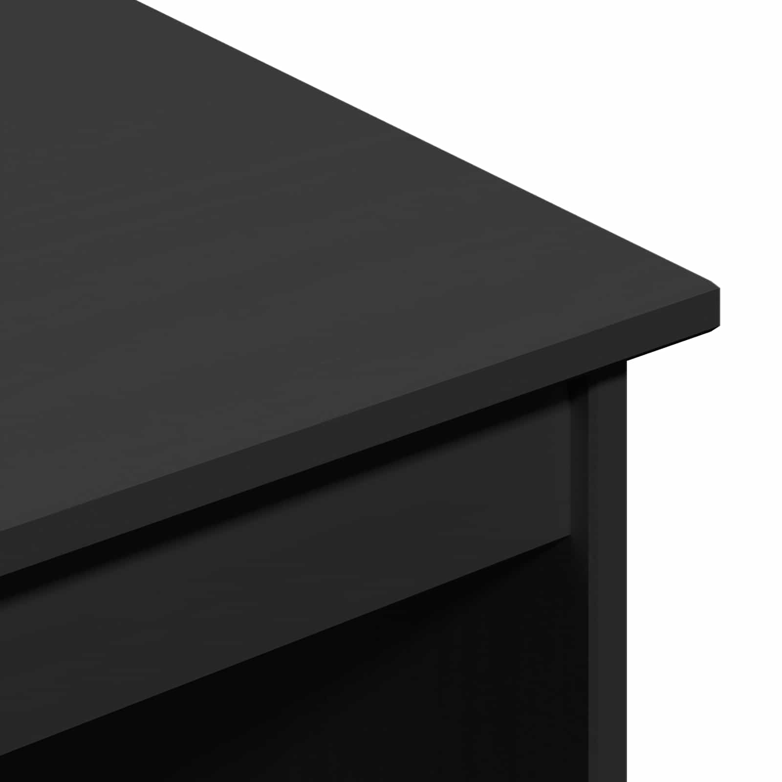 Bureau Noir 112 x 50 x 75 cm Bois de Pin Massif - XIOS
