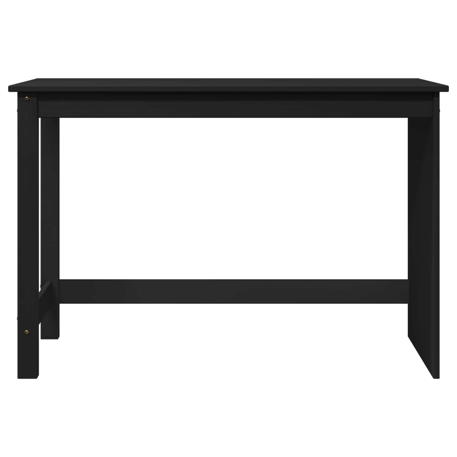 Bureau Noir 112 x 50 x 75 cm Bois de Pin Massif - XIOS