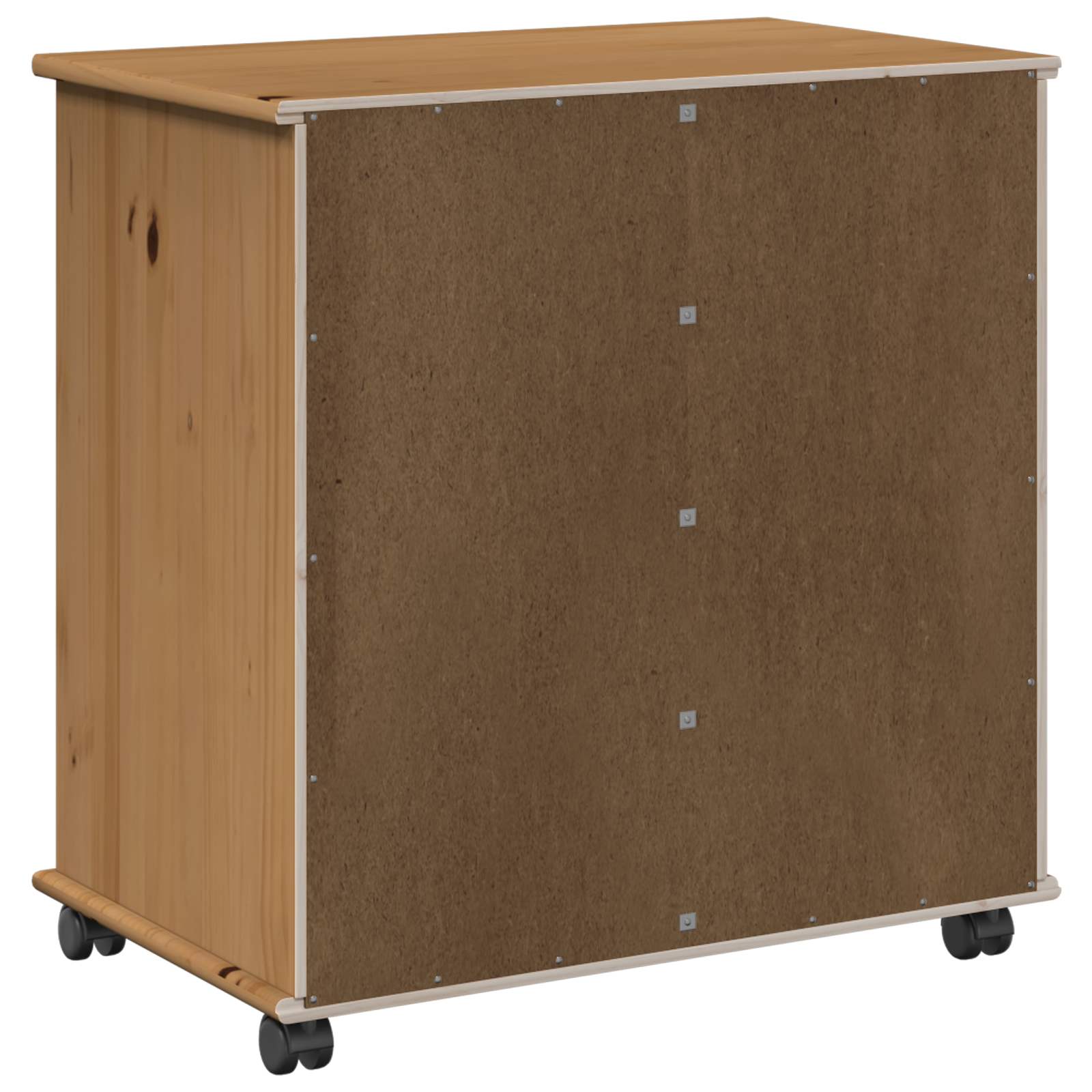 Cabinet roulant avec roue Marron miel 63,5 x 39 x 65,5 cm - XIOS
