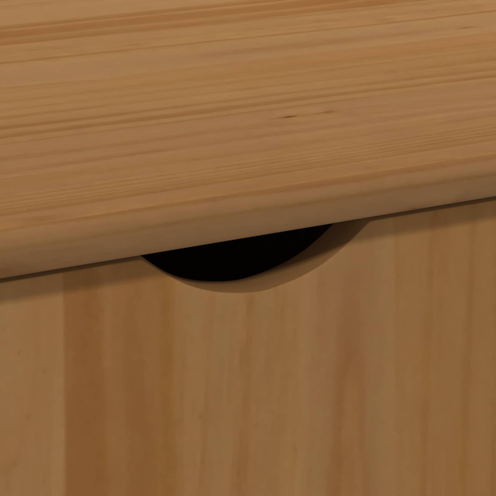 Cabinet roulant avec roue Marron miel 100 x 39 x 65,5 cm - XIOS