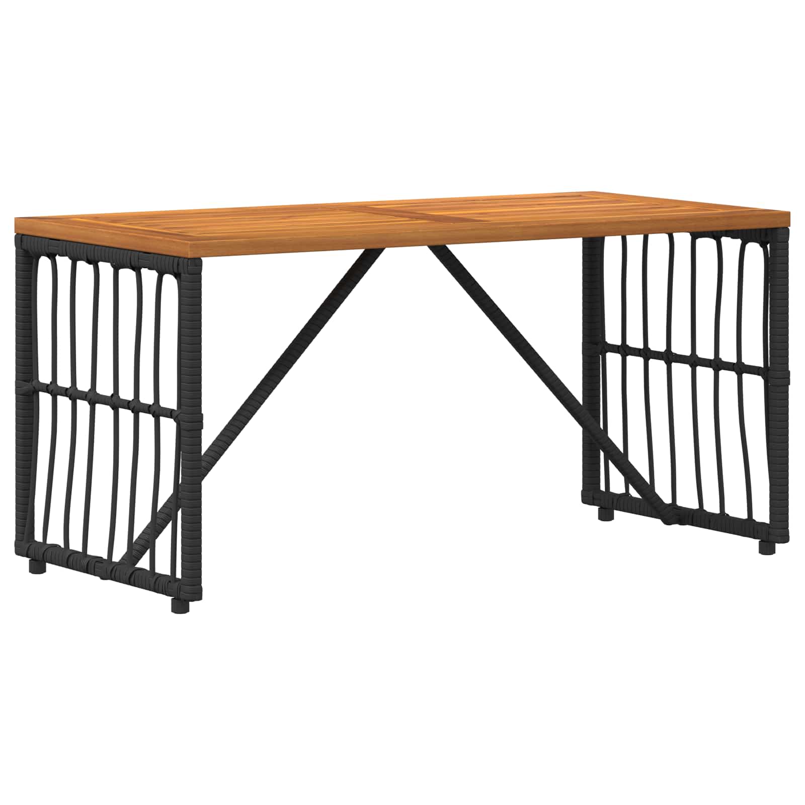 Ensemble de meubles d'extérieur 4 pcs Noir et Gris foncé - XIOS