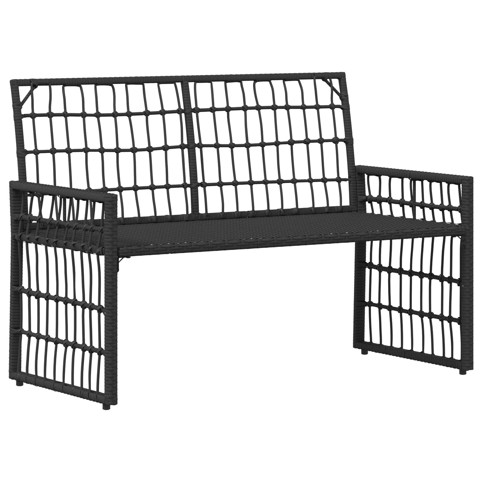 Ensemble de meubles d'extérieur 4 pcs Noir et Gris foncé - XIOS