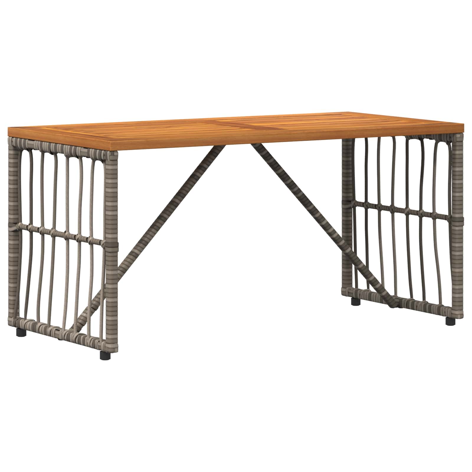 Ensemble de meubles d'extérieur 4 pcs Noir et Gris foncé - XIOS