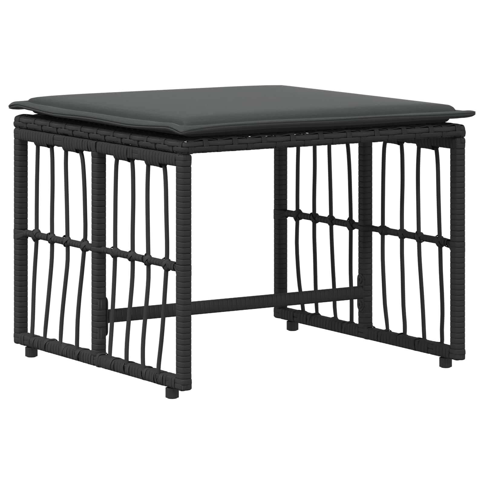 Ensemble de meubles d'extérieur 5 pcs Noir et Gris foncé - XIOS