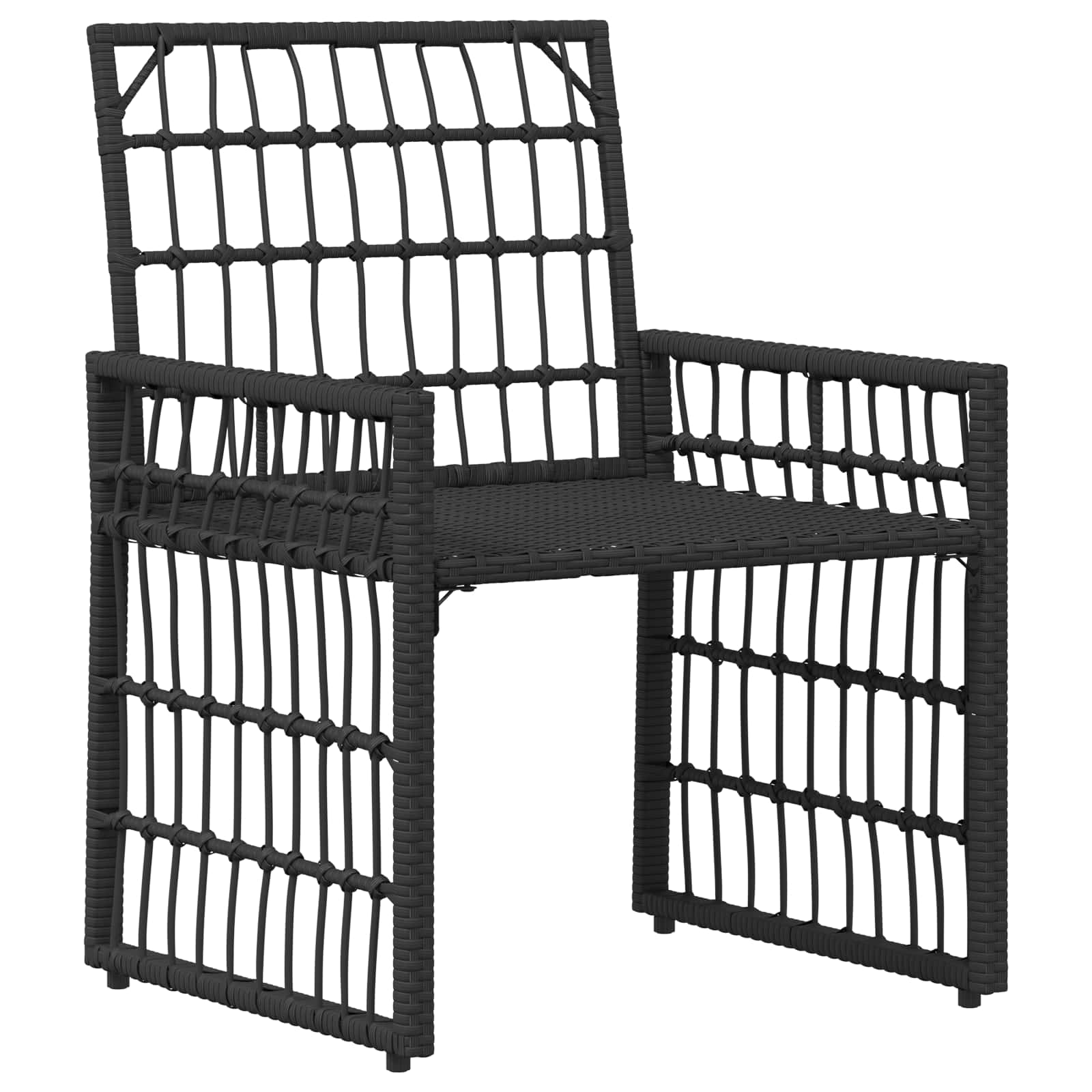 Ensemble de meubles d'extérieur 3 pcs Noir et Gris foncé - XIOS