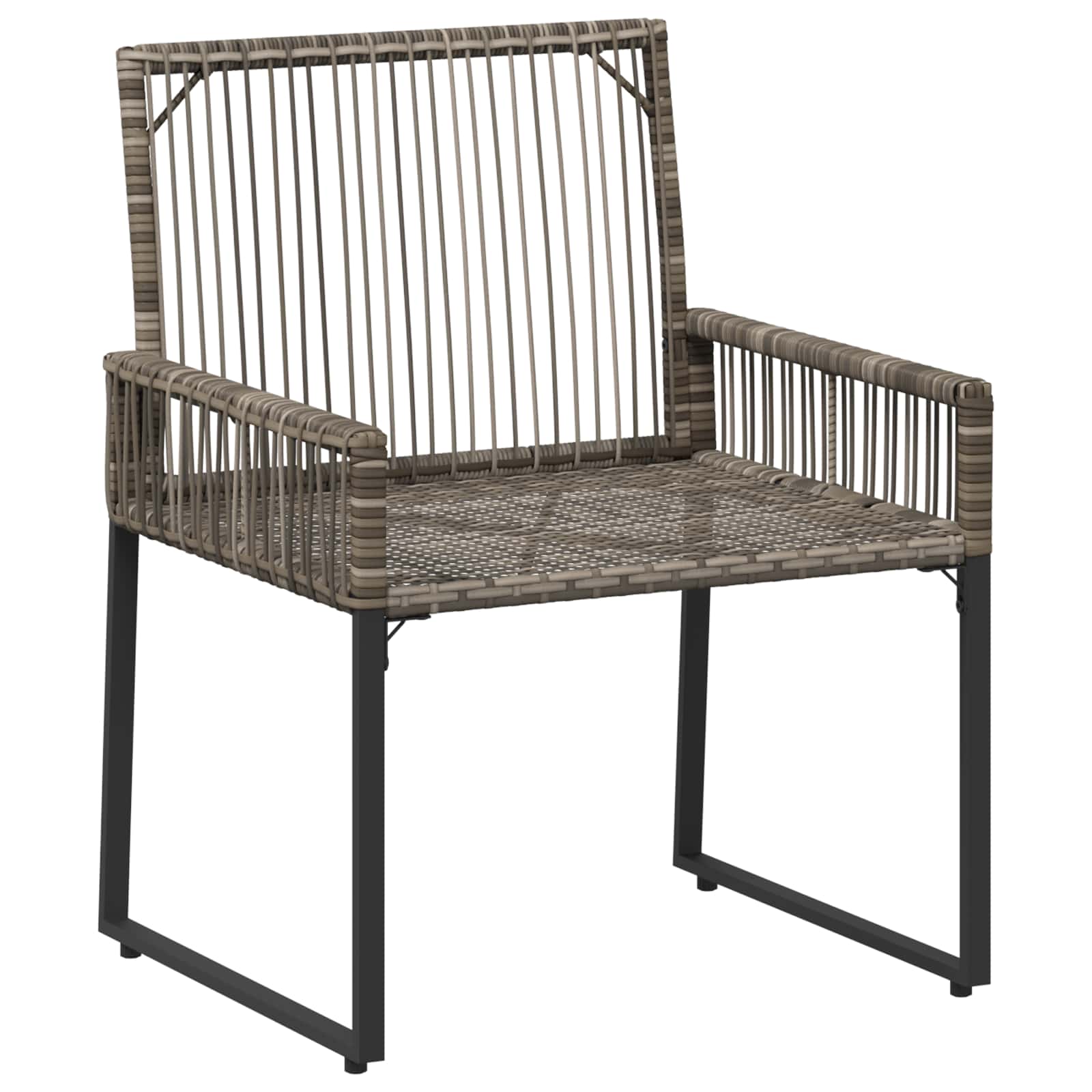 Ensemble de meubles d'extérieur 11 pcs Gris et bleu marine - XIOS