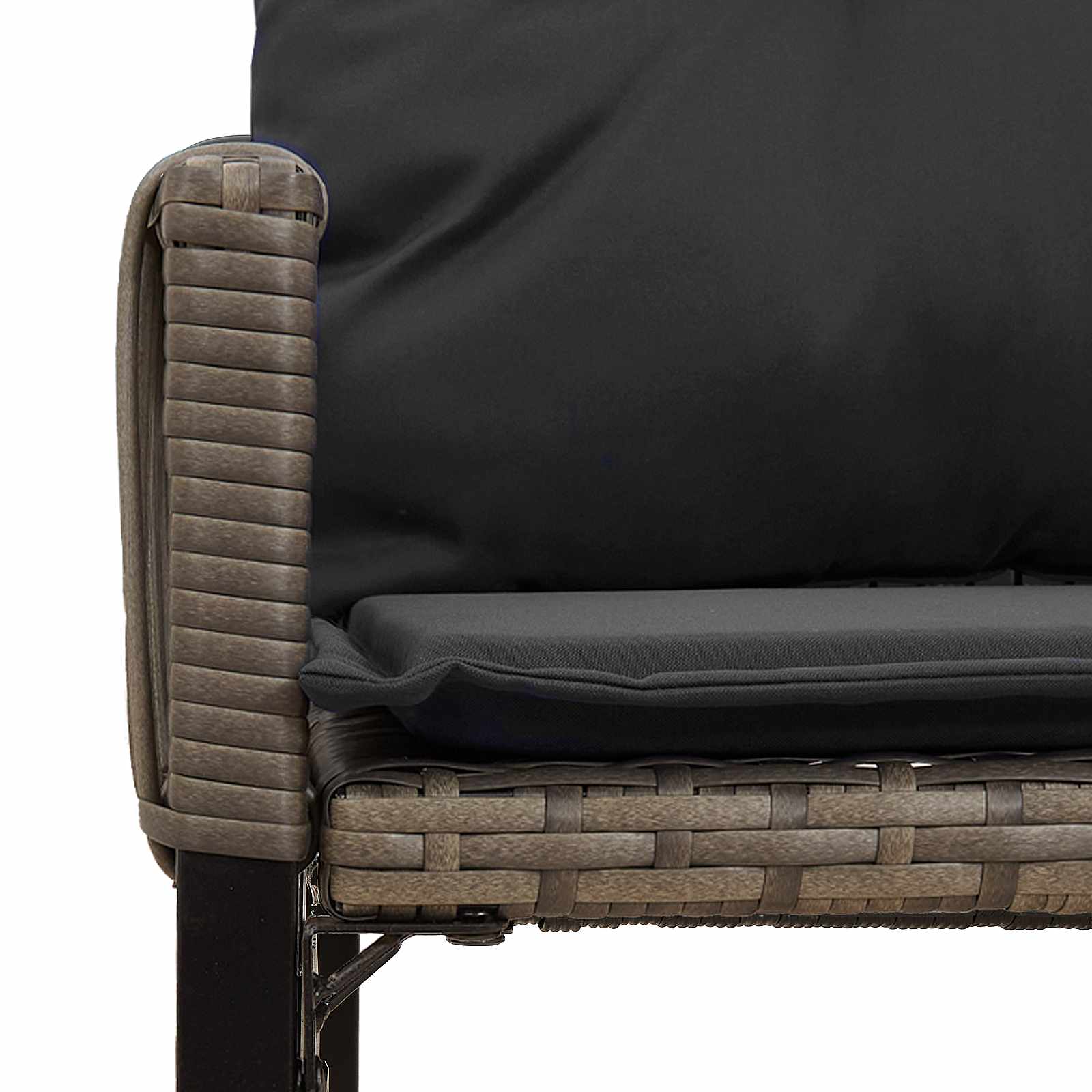 Ensemble de meubles d'extérieur 7 pcs Gris et Gris foncé - XIOS